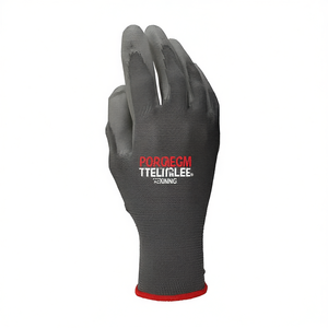 Guantes de poliéster resistentes a cortes Ttake, talla 9, recubiertos de poliuretano para uso en almacenes logísticos - Product Image 2