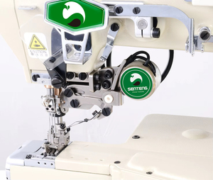 מפעל מכירות ישיר מיטה צילינדר כונן ישיר מכונת תפירה משולבת עם גוזם אוטומטי - Product Image 3