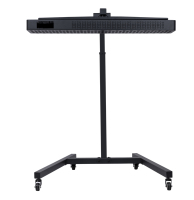 Support universel pour thérapie LED avec roues verrouillables, base mobile industrielle robuste
