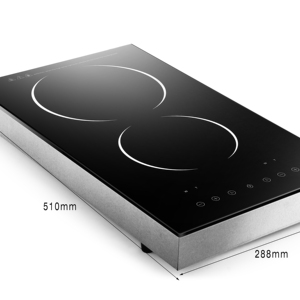 Household Use Black Glass Induction Cooker Hobs With Cooktop Double Heads AM-CD201 High Power Cooking Delivers Intense Heat for - Product Image 5