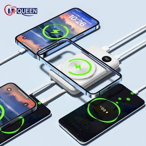 Batería Externa Inalámbrica Magnética Portátil Delgada con Capacidad de 20000 mAh y 10000 mAh, Carga Inalámbrica, Interfaz de Entrada Micro USB - Product Image 2