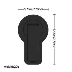 Soporte magnético giratorio 360° para teléfono móvil, base con imán fuerte, soporte portátil discreto para escritorio, universal. - Product Image 4