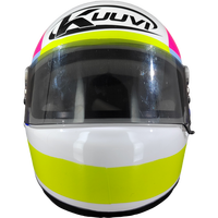 Casque de Moto Intégral Racing Mini Personnalisé de Haute Qualité pour Homme, Nouveau ABS, Double Visière avec Doublure en Mousse, Joli Cadeau PC