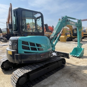 Mini-excavatrice KOBELCO SK50SR d'occasion, excavatrice sur chenilles hydraulique de 5 tonnes, matériel de construction - Product Image 1
