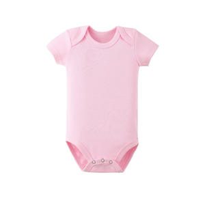 Body de Manga Corta de Color Sólido para Bebé, 100% Algodón, Mameluco Unisex para Recién Nacido, Mono para Bebé de 0 <span class=keywords><strong>a</strong></span> 18 <span class=keywords><strong>Meses</strong></span> - Product Image 4