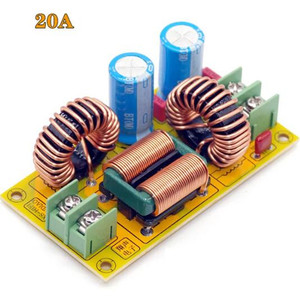 Dc LC lọc EMI nhiễu điện từ Lọc 2A 4A 10A 20A EMC FCC tần số cao điện Lọc f/12V 24V Xe - Product Image 5