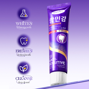 <span class=keywords><strong>Dentifrice</strong></span> OEM SADOER aux acides aminés 100g – <span class=keywords><strong>Anti</strong></span>-<span class=keywords><strong>taches</strong></span>, haleine fraîche, soin buccal, nettoyage en profondeur, pâte blanchissante pour les dents - Product Image 4
