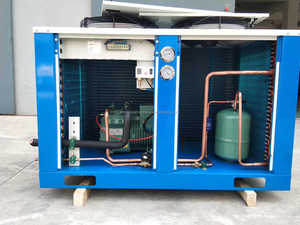 冷水机室9HP低故障半密封制冷冷冻冷藏室冷凝箱机组 - Product Image 4