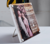 Livraison rapide Oem personnalisé quantité minimale de commande bas Dropshipping Home Decor Album et accessoires Oem Cadres photo en bois