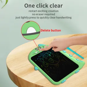 10 inç karikatür dinozor lcd yazma tableti dijital çizim boyama kurulu elektronik not defteri çocuklar memo pad özelleştirilmiş OEM/ODM