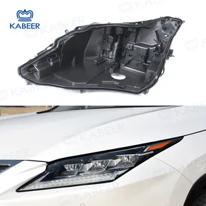 ฝาครอบไฟหน้ารถยนต์สำหรับ Lexus RX450 RX350,ตัวครอบหลอดไฟ RX หัวพลาสติกฐานครอบคลุมตัวสะท้อนโปรเจคเตอร์