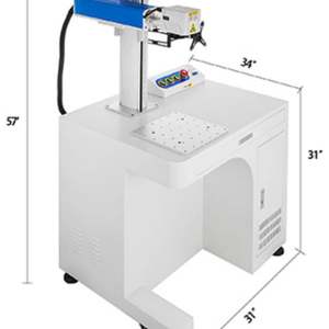 Vevor Sihao Trustworthy 50W 200*200mm Área DE TRABAJO Raycus Máquina de marcado de fibra para materiales metálicos - Product Image 4
