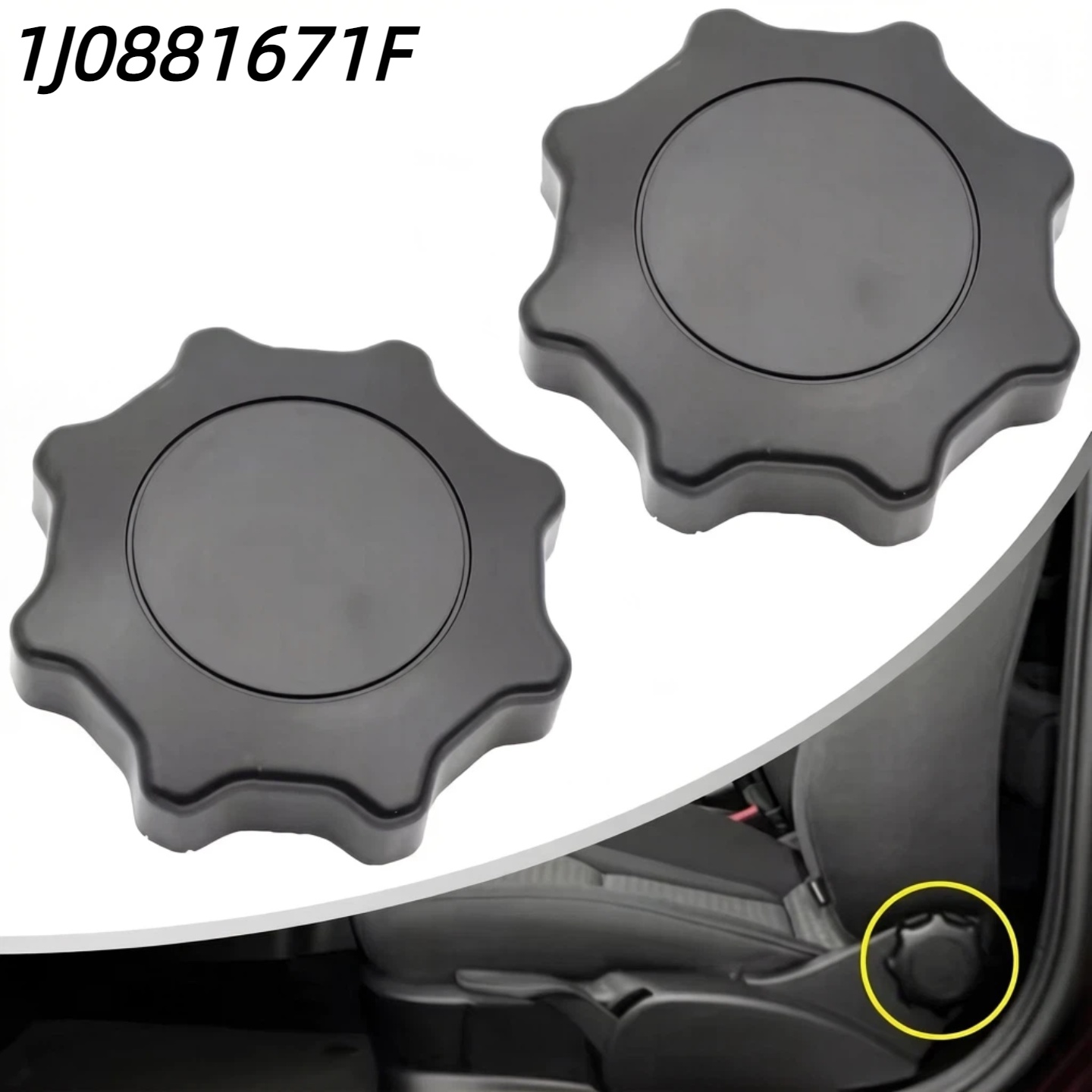 2 pezzi 1J0 881 671F