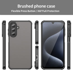 جراب غطاء خلفي صلب مقاوم للصدمات لسيارة sabung A17 مع شعور بالجلد بلوري - Product Image 2