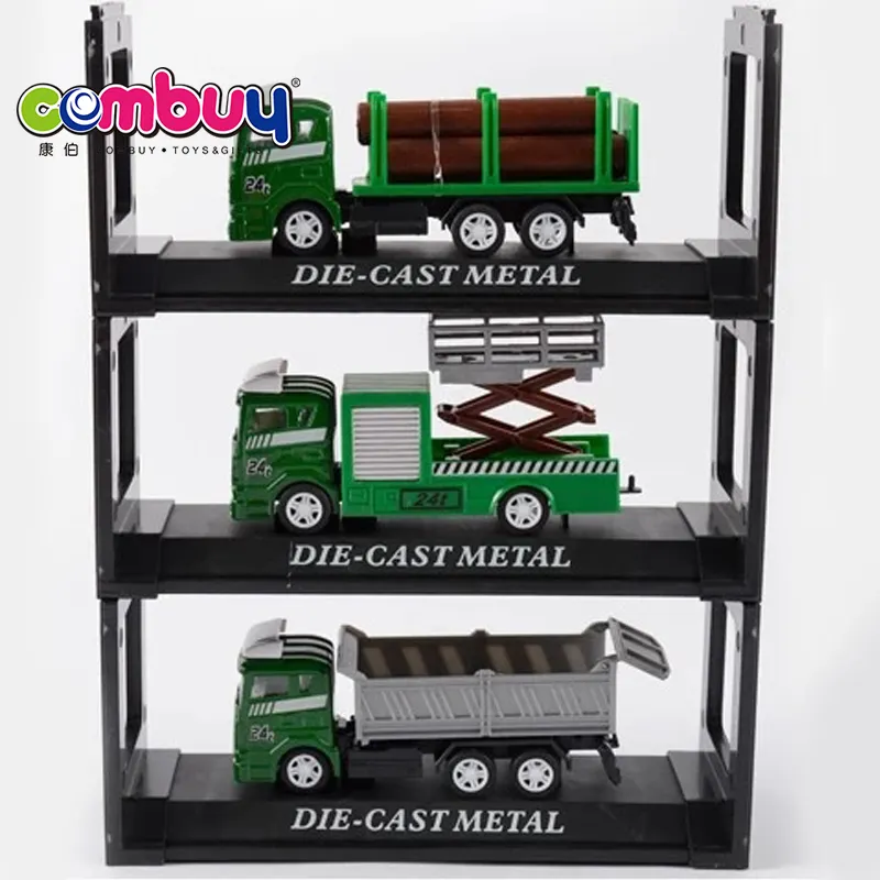 Top verkauf 1: 60 hohe qualität diecast modell metall spielzeug lkw und anhänger