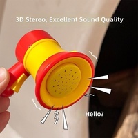 Mini Altavoz Portátil con Grabación, Llavero, Megáfono de Mano Pequeño, Juguete, Bonito Colgante Decorativo para Mochila, Venta al por Mayor