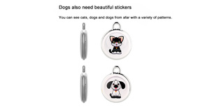 Dispositif anti-perte rond, localisateur intelligent pour animaux de compagnie - Product Image 4
