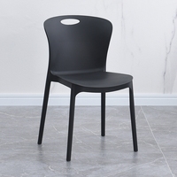 Chaises de Salle à Manger Colorées en Plastique de Haute Qualité Fournisseur, Modernes, Empilables, Légères, pour Cuisine, Café et Mobilier d'Extérieur