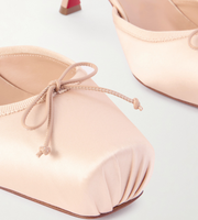 Nouvelles Chaussures de Mariage Élégantes et Sexy à Talon Chaton, Style Ballerine, Bout Carré, Dessus Fermé avec Nœud, Bride Cheville et Lacets pour Femme