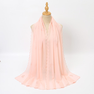 Novedades 2026: Hijab Minimalista de Chifón con Diseño de Mariposa para Verano, Ropa de <span class=keywords><strong>Playa</strong></span>, Regalos de Agradecimiento para Maestras, Pañuelo Hijab Rosa, Artículo de Regalo - Product Image 6