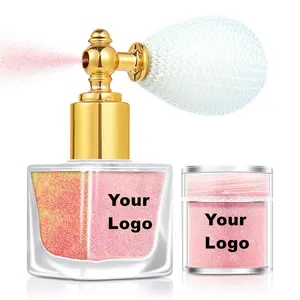 Spray Illuminante Impermeabile all'Ingrosso con Glitter per Viso e Corpo - Effetto Luminoso <span class=keywords><strong>Bianco</strong></span> Perla Liquido - Product Image 1
