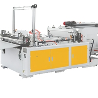 Machine à fabriquer des sacs plats en plastique efficace Jiana à deux servomoteurs, non extensible, HN-600/800, haute productivité, fonctionnement facile