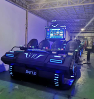 Nouvelle conception, équipement de simulation de réalité virtuelle 9D, machine de jeu de vaisseaux spatiaux VR pour 4 joueurs