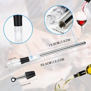 Bacchetta Refrigerante per <span class=keywords><strong>Vino</strong></span> in Acciaio Inossidabile, Raffreddatore Rapido, Decanter, Versatore, Asta per <span class=keywords><strong>Vino</strong></span> Ghiacciato, Aeratore per <span class=keywords><strong>Vino</strong></span> Rosso e Champagne, Accessori per Bar Domestico - Product Image 4