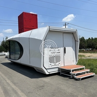 Casa Contenedor Prefabricada de Lujo, Hotel Flotante de Acero en la Montaña con Diseño Ecológico