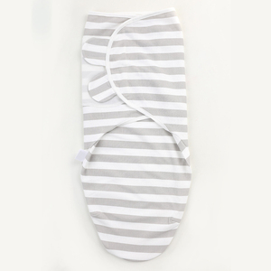 100% органическое хлопковое детское Пеленальное Одеяло для девочек и мальчиков легко Регулируемое для новорожденных младенцев спальный мешок - Product Image 3