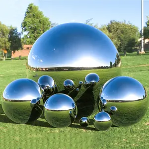 Boule creuse de miroir sphérique en acier inoxydable de 400mm