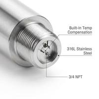 Sonde de conductivité industrielle haute performance 3433E8A en acier inoxydable 316L, sonde EC 0-200000 µS/cm, câble blindé de 6 m, TDS 0-100000