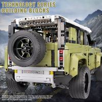 Mold King 13175 Control remoto MOC modelo 42110 motorizado 1/8 vehículo ensamblar bloques de construcción juguete Techic Car