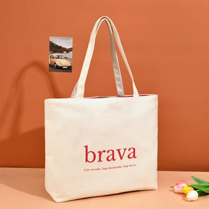 Bolso de hombro de lona de gran capacidad para mujer, diseño Simple con cinta, patrón de puntos, bolso de compras para la playa, bolso grande para mujer - Product Image 3
