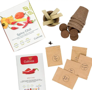 Premium Mini Kit Graines de Piments <span class=keywords><strong>BIO</strong></span> che piante di pepe biologico per il tuo Mini giardino - Product Image 3