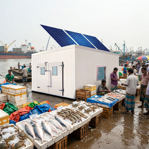 Contenedor de Equipos de Refrigeración Solar de la Misma Calidad que las Mejores Marcas, en Oferta, para el Mercado de Mariscos de Bangladesh, Mayorista de la Ciudad Portuaria - Product Image 1