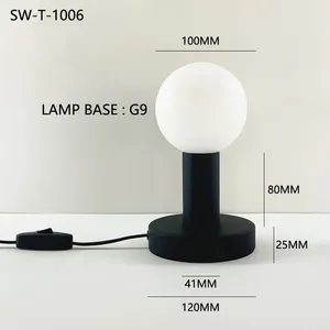 Lamp Plastic Base Classic High-End Bedside Warm White Decoration Table Lamps For Office