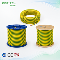 Elektrisches Erdungskabel Grün-Gelb Einadrig Kupfer V90 PVC 600/1000V