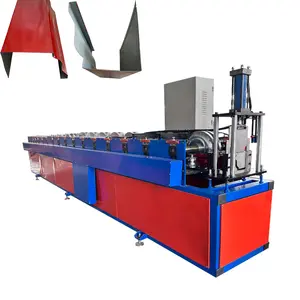 Máquina formadora de rollos de tubos Máquina para fabricar tubos de canalón de bajada de acero y maquinaria de codo