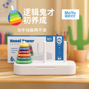 MoYu Hanoi Tower, juguete de rompecabezas de 6 capas para estimular el cerebro, para niños mayores de 6 años - Product Image 1