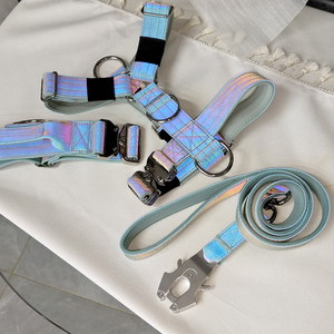 KingFiner Collar de Cuero Reflectante para Perro, Collar Personalizado de Neopreno Impermeable, Acolchado, Táctico de Lujo - Product Image 6