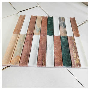 Piastrella da parete in marmo naturale travertino mosaico travertin piastrella a mosaico in travertino invecchiato classico - Product Image 6