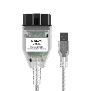 最新版 V12.00.127 MINI v c i 接口适用于丰田 tidiagnostics 电缆 SMPS MPPS V13.02 CAN Flasher 芯片调谐 ECU 重新映射