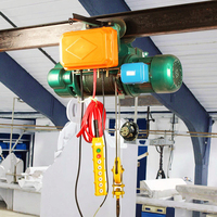 Approvisionnement direct d'usine 1 tonne-100 tonne 20m Mini système de poulie électrique matériaux de construction Machine de levage palan électrique à câble métallique