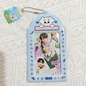 Portafotos de PVC Personalizable de K-Pop, Lindo Portafotos con Llavero - Product Image 6