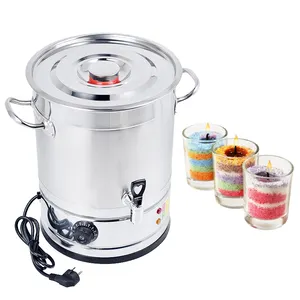 28 Liters Stainless Steel Oil/Wax Melting Pot Heating Tank Melter for Soy Wax
