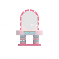Table de toilette double face Princesse, équipement de jeu d'intérieur interactif pour filles