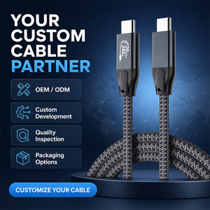 Câble tressé USB C vers USB C 240W ULT-unite, chargeur rapide compatible avec <span class=keywords><strong>iPhone</strong></span>, MacBook, CarPlay, moniteur portable - Product Image 1