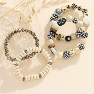 European American Bohemian Beaded Bracelet <b>Set</b> Mixed Colors Women's Holiday <b>Gift</b> Jewelry Fall 2023 Yiwu Origin - Product Image 3