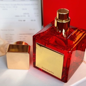 Envío desde EE. UU. 2-5 Días, Lujoso Perfume Rojo Cuadrado 540 Eau de Parfum en Spray, 100 ml, Aroma Floral para Mujer, Larga Duración, Uso Diario Moderno - Product Image 1